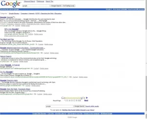 Tampilan Google 2000 - Sasana Digital