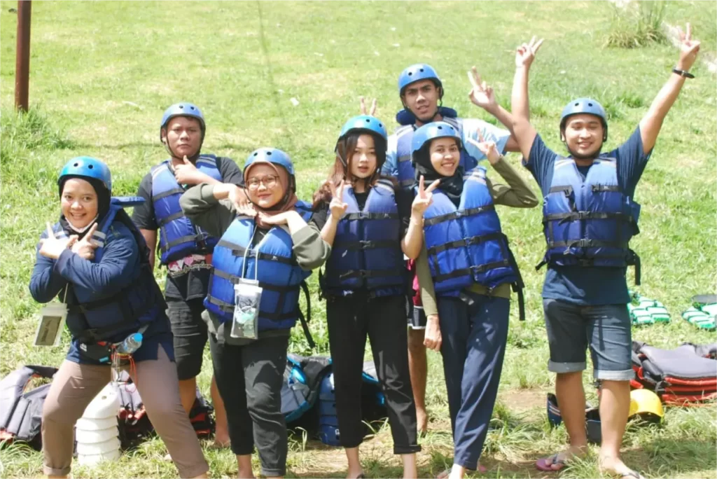 Kegiatan Rafting @Pangalengan