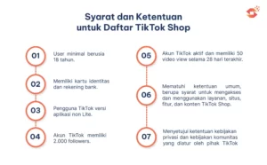 Syarat Daftar TikTok Shop