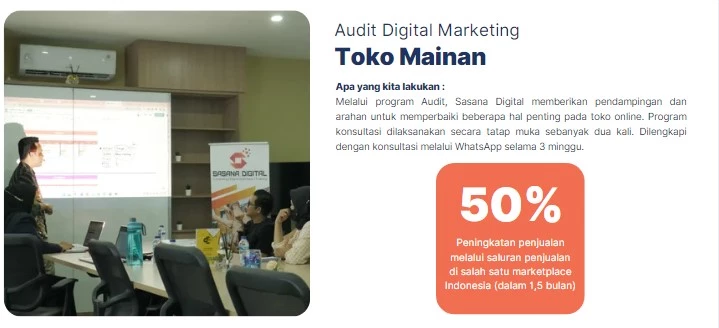 layanan jasa marketing consultant - audit digital marketing