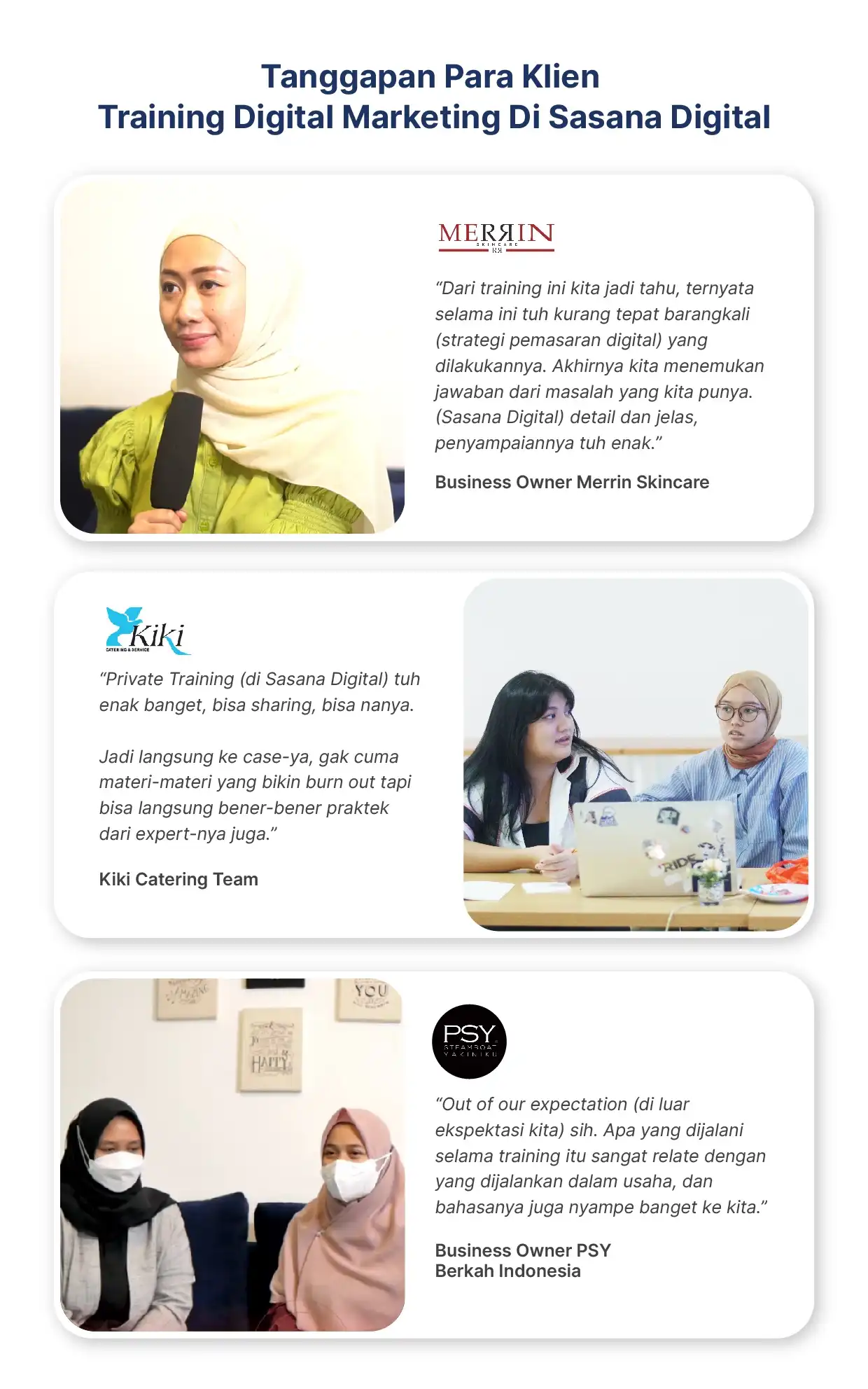 testimoni klien terhadap jasa digital marketing terbaik