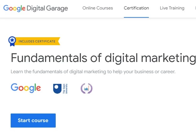 Workshop Digital Marketing - Google Fundamental