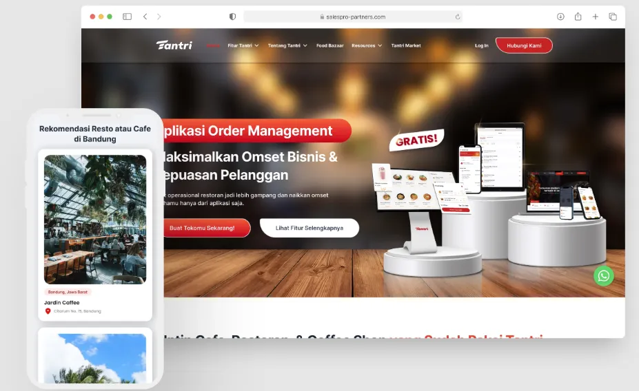 Aplikasi QR Menu & Kasir Tantri