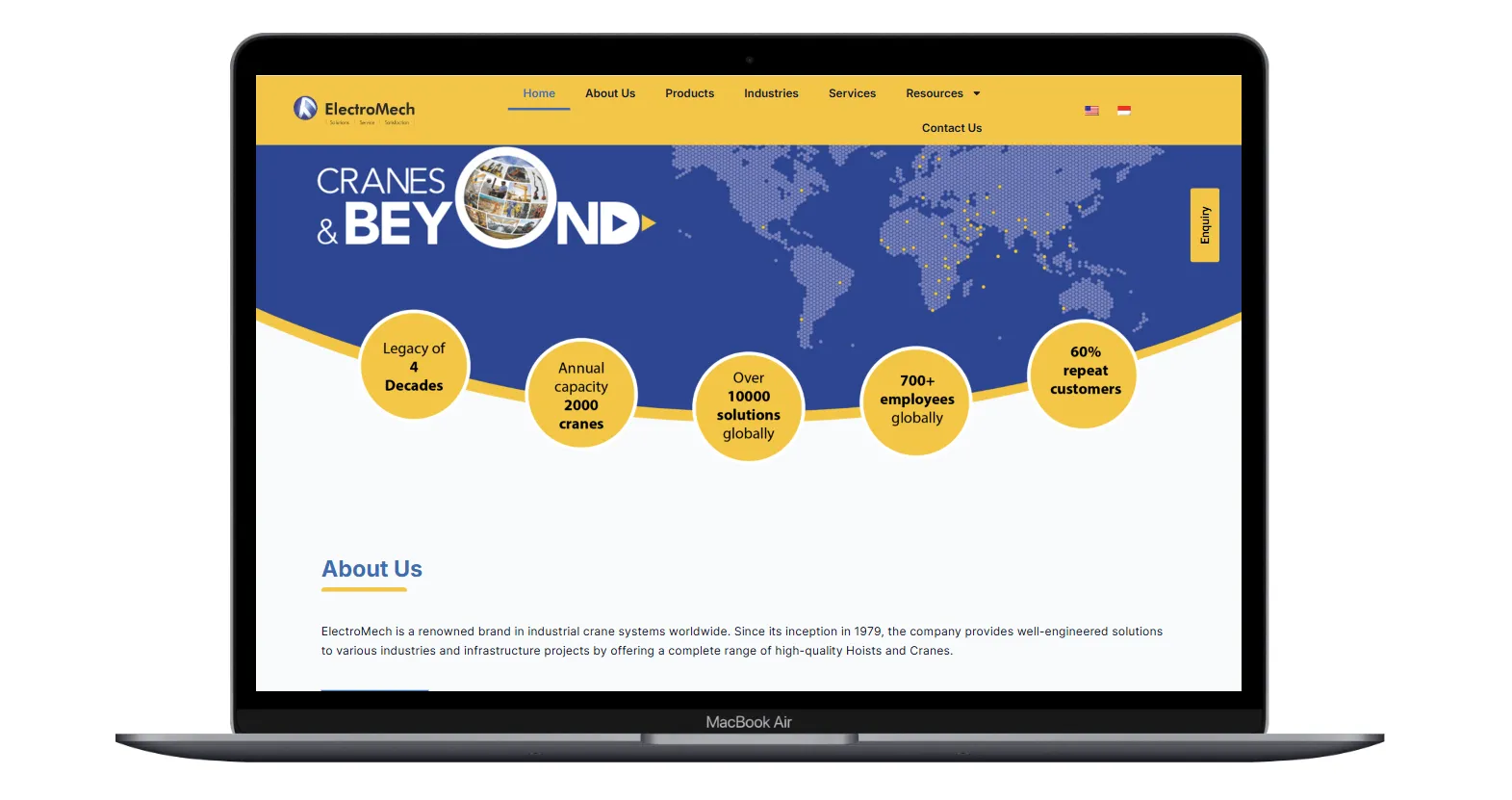 Web Company Profile ElectroMech