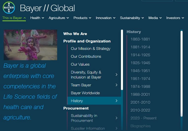 Contoh Website Company Profile Bayer