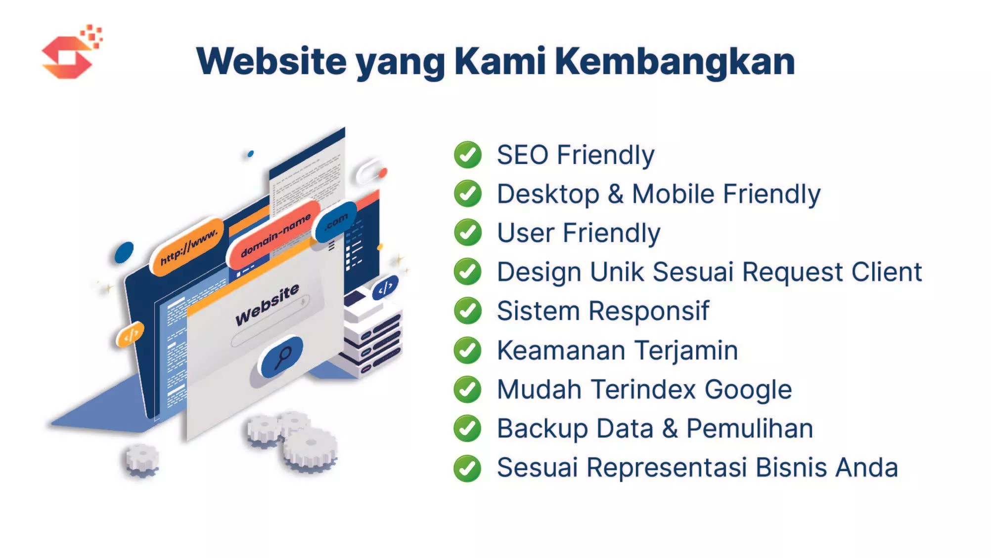 keunggulan website yang dikembangkan jasa pembuatan website surabaya