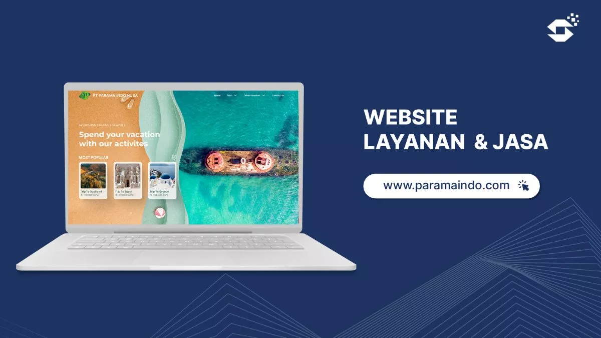 project IT software pembuatan website company profile - parama indo
