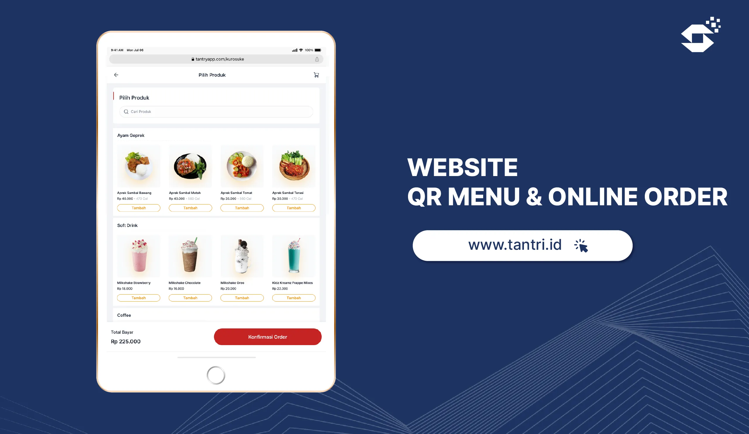 pengembangan QR Menu oleh jasa konsultan IT sasana digital