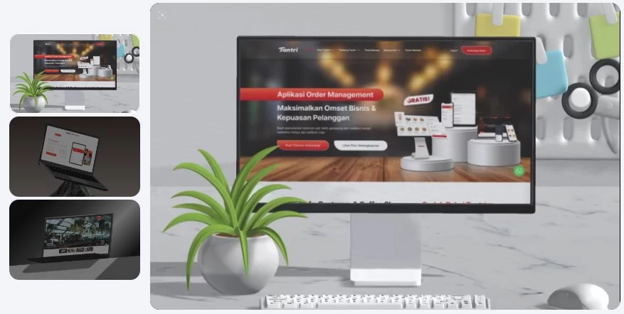 pengembangan siste, website aplikasi kasir tantri