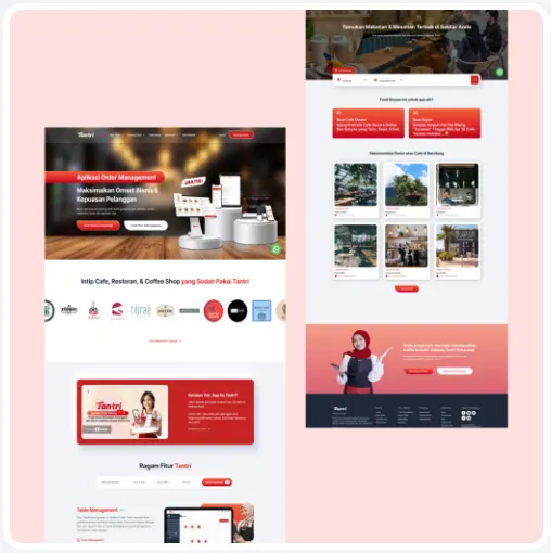 contoh pembuatan website & optimalisasi SEO - Tantri POS