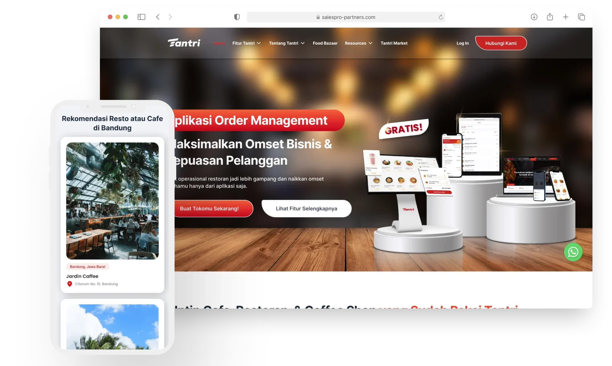 Jasa pembuatan website Custom tantri.id
