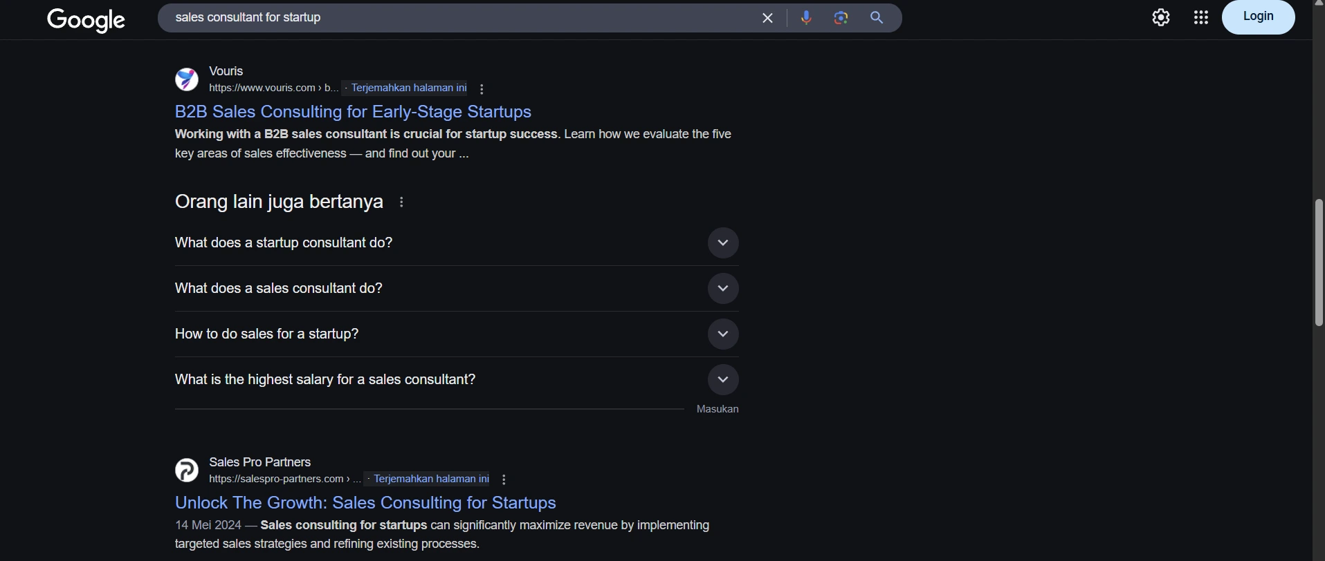 Sales Pro Rangking 1 with SEO