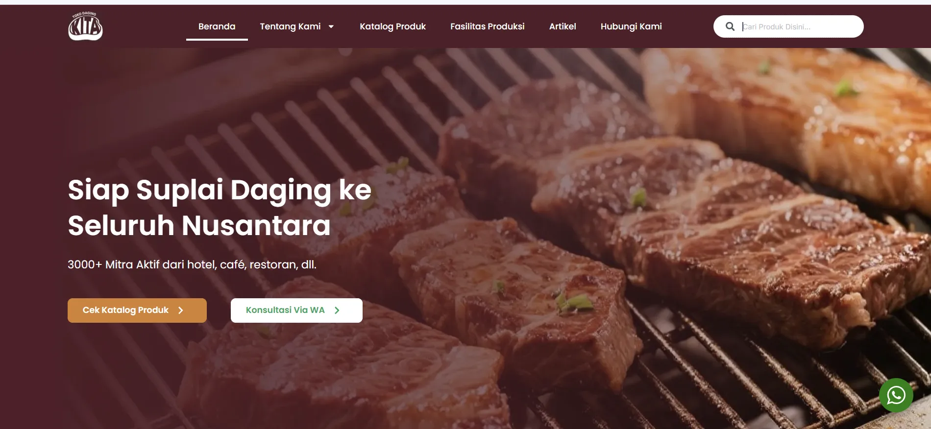 jasa pembuatan ecommerce toko daging kita