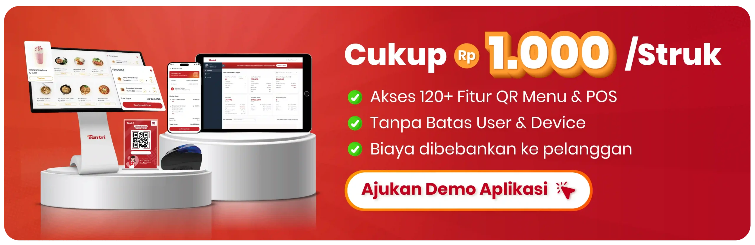 Aplikasi Kasir mulai dari Rp 1000
