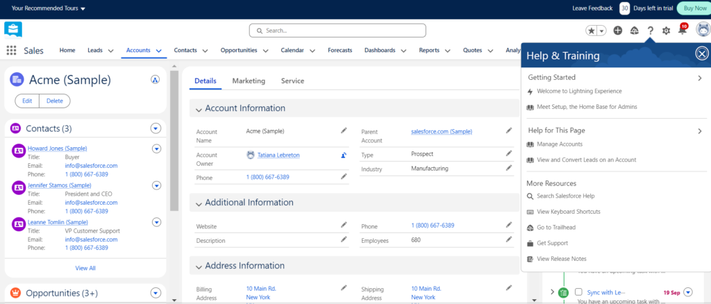 Salesforce CRM