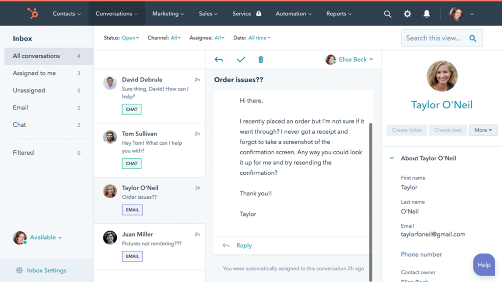 HubSpot CRM 